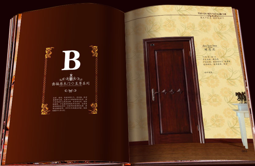 武汉天林门业画册设计案例_亮智文化宣传册作品